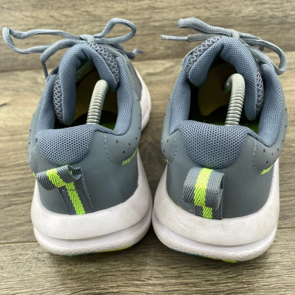 Under Armour Charged Assert‎ 10 Kids Youth Running Shoes Gray Neon Size 6Y